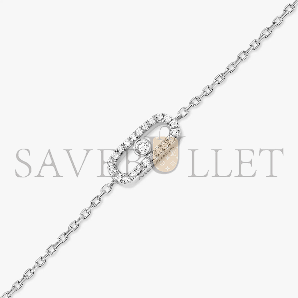 MESSIKA PARIS MESSIKA CARE(S) PAVÉ BRACELET WHITE GOLD DIAMOND BRACELET 12075-WG